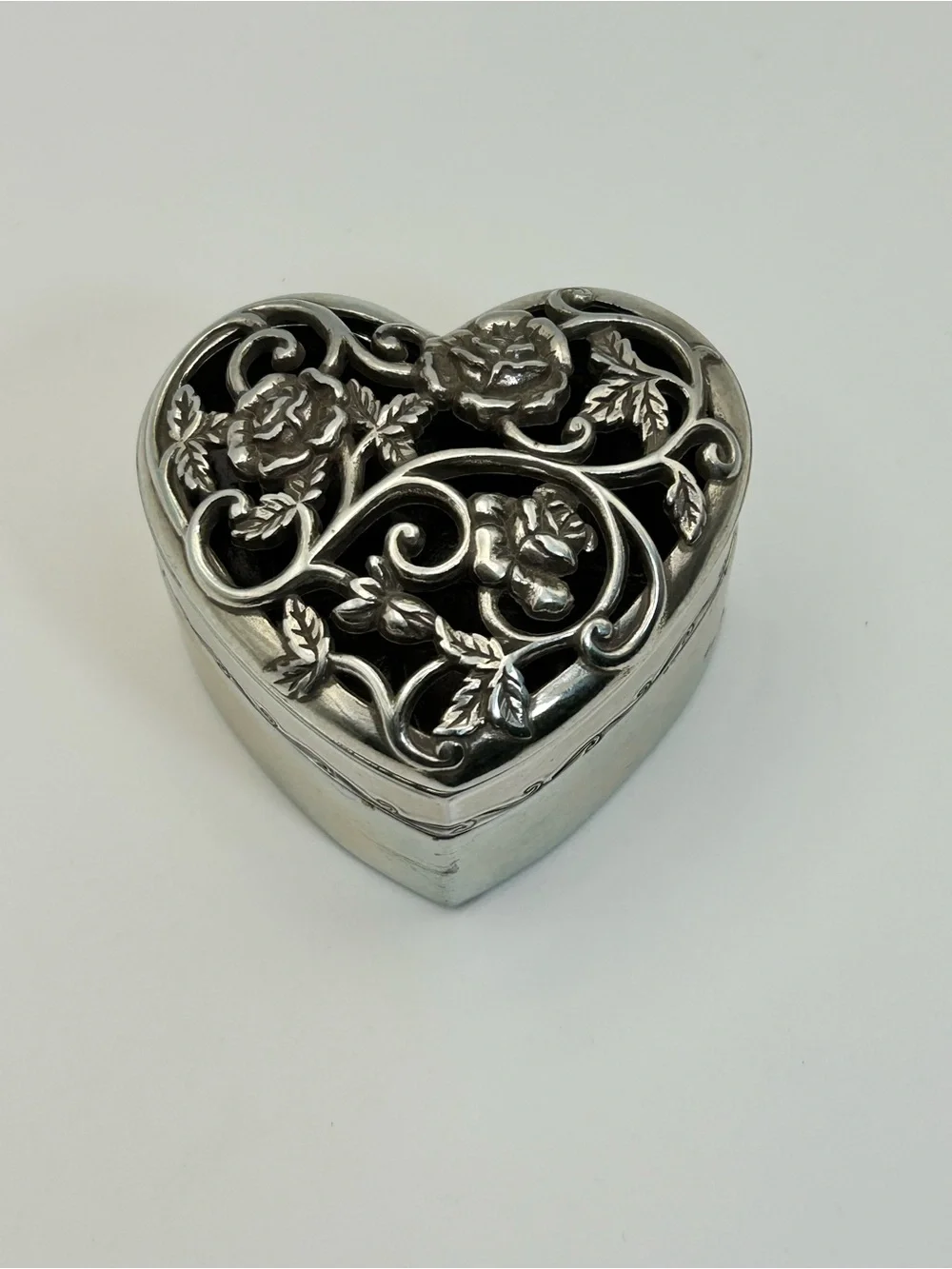 Brighton Collectibles Floral Heart Trinket Dish About 2